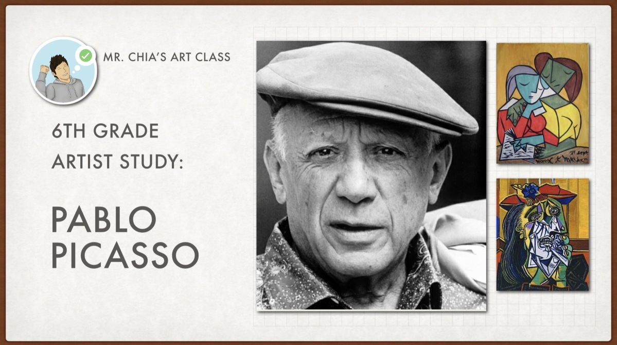6年生】Artist Study: Pablo Picasso Focus style: The Blue Period